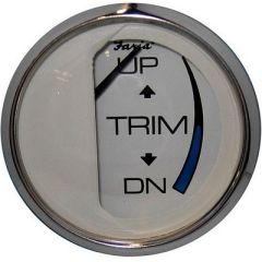 Faria Chesapeake White Ss 2 Trim Gauge Mercury Mariner Mercruiser Volvo Dp Yamaha2001 And Newer-small image