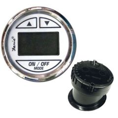 Faria 2 Depth Sounder WInHull Transducer Chesapeake White Stainless Steel Bezel-small image