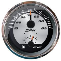 Faria Platinum 4 MultiFunction Speedometer 65mph PitotFuel Lever-small image
