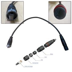 Furuno Rj45 To Hub102 Cable 05m Waterproof Rj45 M To Rj45 Adapter-small image