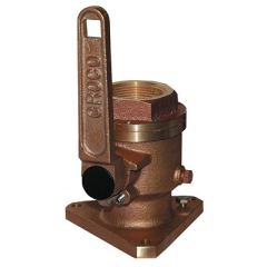 Groco 34 Bronze Flanged Full Flow Seacock-small image