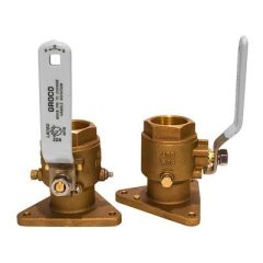 Groco 2 Bronze TriFlanged Ball ValveSeacock-small image