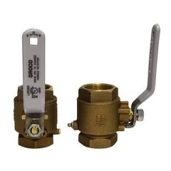 Groco 114 Npt Bronze InLine Ball Valve-small image