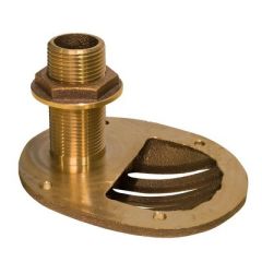 Groco 114 Bronze Combo Scoop ThruHull WNut-small image