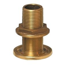 Groco 112 Nps Npt Combo Bronze ThruHull Fitting WNut-small image