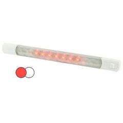 Hella Marine Surface Strip Light WSwitch WhiteRed Leds 12v-small image