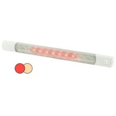 Hella Marine Surface Strip Light WSwitch Warm WhiteRed Leds 12v-small image