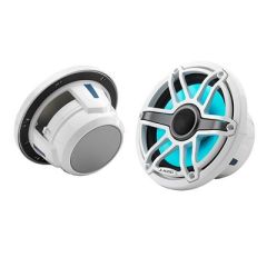 Jl Audio M6 Series 77 Marine Coaxial Speakers WGloss White Sport Grille Transflective Led Lighting M6770xSGwgwI-small image