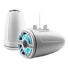 Jl Audio M6 Series 77 Enclosed Tower Coaxial System WGloss White Classic Grille Transflective Led Lighting M6770etxv3GwSGwgwI-small image