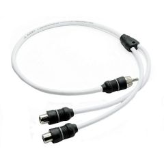 Jl Audio 2 Channel Marine Audio YAdaptor 1 Male Plug To 2 Female Jacks XmdWhtaicy1m2f-small image