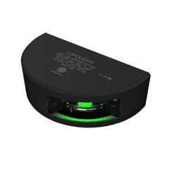 Lopolight Starboard Sidelight Vertical Mount Black Housing 2nm Green-small image
