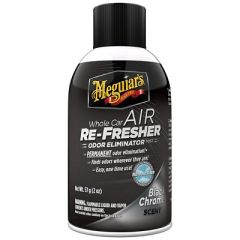 MeguiarS Whole Car Air Refresher Odor Eliminator Black Chrome Scent-small image