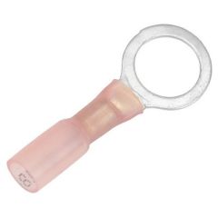 Pacer 2218 Awg Heat Shrink Ring Terminal 38 Stud Size 25 Pack-small image
