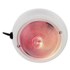 Perko Dome Light w/ Red and White Bulbs - Boat Navigational Light-small image