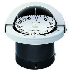 Ritchie Fn201w Navigator Compass Flush Mount White-small image