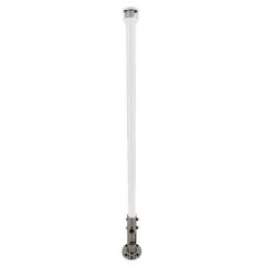 Seaview 36 Manually Folding Light Post W316 Stainless Steel Base Ltbled12c5 Navigation Light White-small image