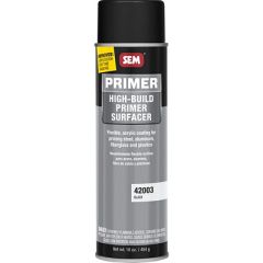 Sem HighBuild Primer Surfacer 20oz Aerosol Can Black-small image