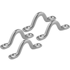 Taco Stamped Stainless Steel Eye Straps 4 Pack-small image