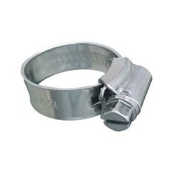 Trident Marine 316 Ss NonPerforated Worm Gear Hose Clamp 38 Band Ndash1516 Clamping Range 10Pack Sae Size 8-small image
