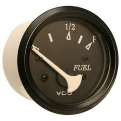 Vdo Allentare Black Fuel Level Gauge Use WMarine 24033 Ohm Fuel Senders 12v Black Bezel-small image