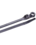 Ancor 6 Uv Black Mounting Cable Zip Ties 25 Pack-small image