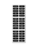 Blue Sea 8030 Dc Panel Basic 30 Label Set-small image