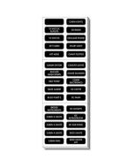 Blue Sea 8039 Dc Panel Extended 120 Label Set-small image