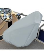 Carver PolyFlex Ii CaptainS Chair Cover Fits Up To 32PrimeH X 26PrimeW X 25PrimeD Grey-small image