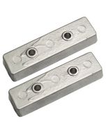 Tecnoseal TecBnt Bennett Trim Tab Anode Zinc Pair-small image