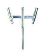Tigress Triple Aluminum Kite Rod Holder Straight Butt Polished-small image