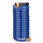 Hosecoil 15 Blue Self Coiling Hose WFlex Relief-small image