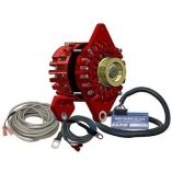 Balmar Alternator 170 Amp Kit 12v 4 Dual Foot Saddle K6 Pulley Regulator Temp Sensor-small image