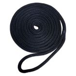 Robline Premium Nylon Double Braid Dock Line 12 X 35 Black-small image