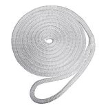 Robline Premium Nylon Double Braid Dock Line 34 X 35 White-small image