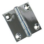 Whitecap Butt Hinge - CP/Zamac - 2" x 2" - Marine Hinges-small image